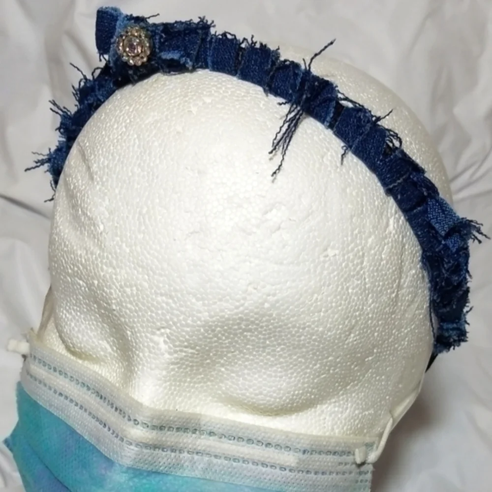 Tasty Raw Edge Denim HEADBANZ